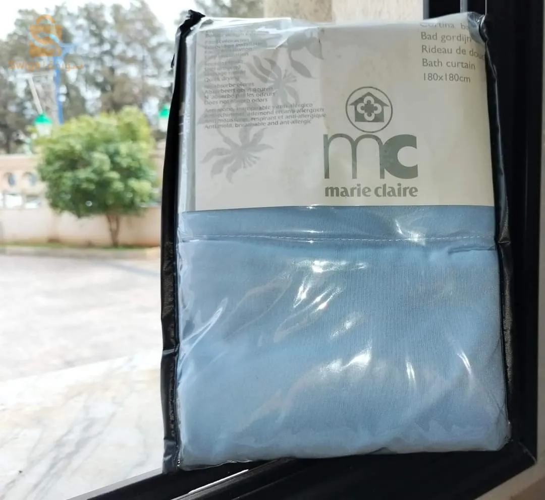 🚿Le rideau de douche en microfibre imperméable 180×180 cm est facile à installer, il suffit de le suspendre avec les crochets fournis. Il est également facile à nettoyer, car il peut être lavé en machine à basse température.🚿Caractéristiques :•Dimensions : 180×180 cm•Matériaux : microfibre •imperméable•Crochets pour un séchage rapide•Respirant•Antimicrobien•Anti-odeurs•Anti-allergique•Fabriqué en Espagne•Couleurs disponibles: bleu,beige,violet🚚livraison disponible 58wilayas💰paiement a la livraisonPrix 1800da