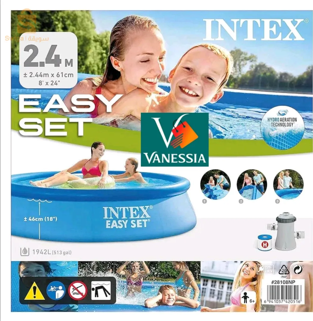 Piscine Intex 28108np 2.4m*2.44m avec moteur