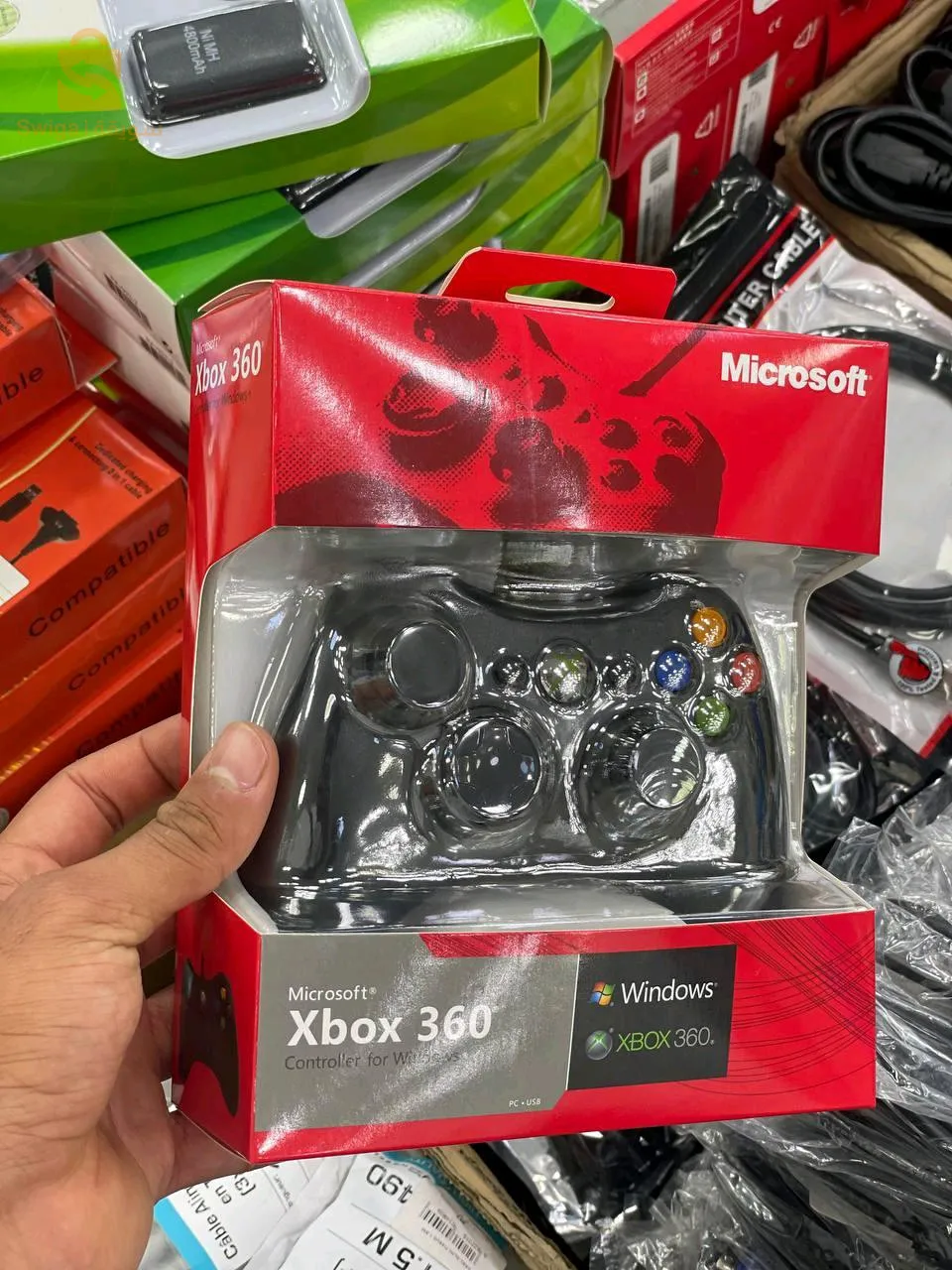 des manettes ps4 sans fil et Xbox 360