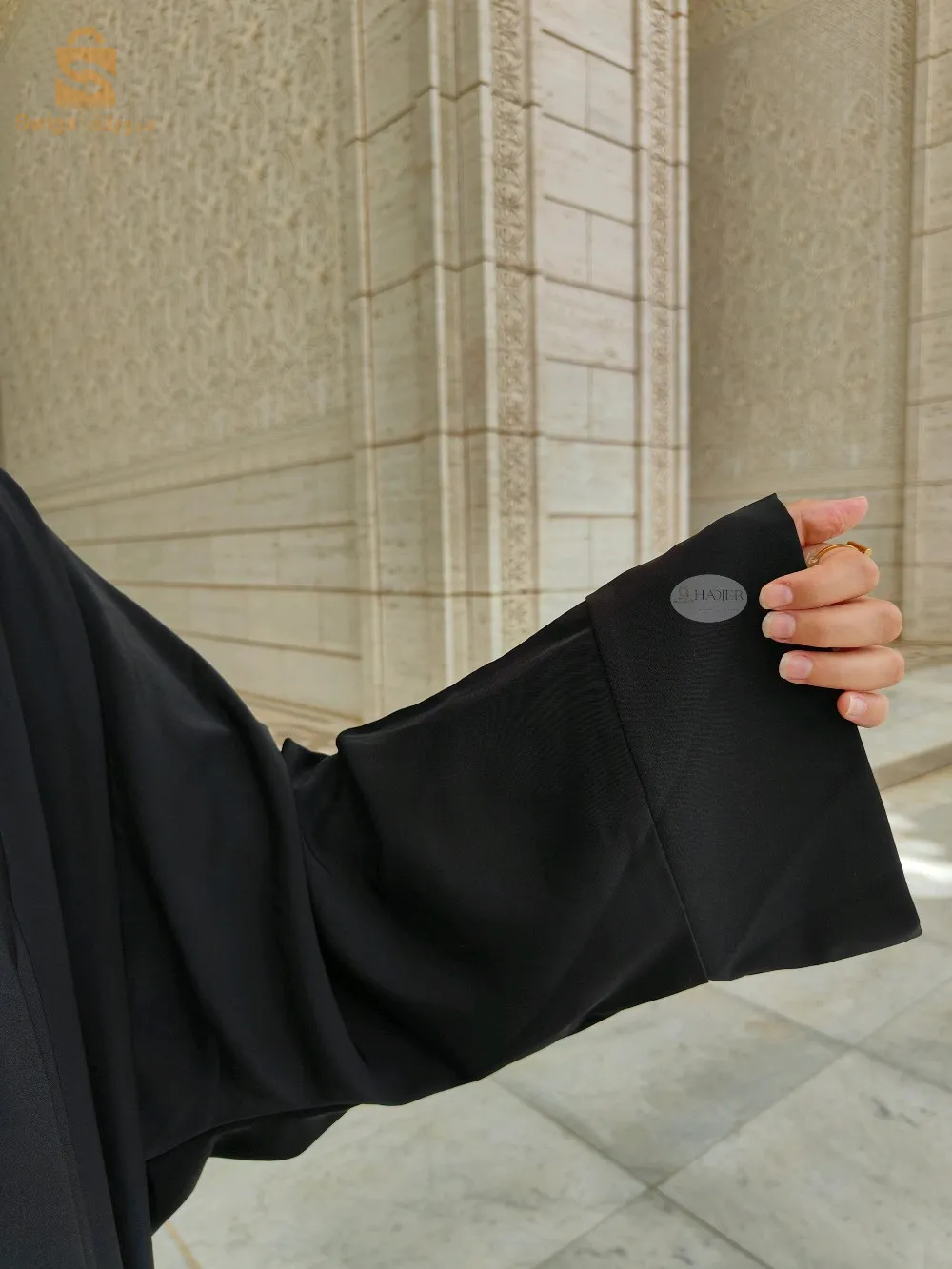 حجاب فضفاض مع إسدال طويل ✨️