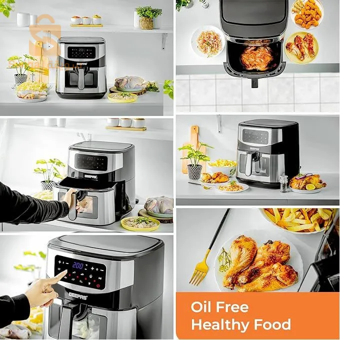 Kitchen & Home Friteuse Air Fryer sans Huile kitchenlab 9,2L - 09 programmes 1800W