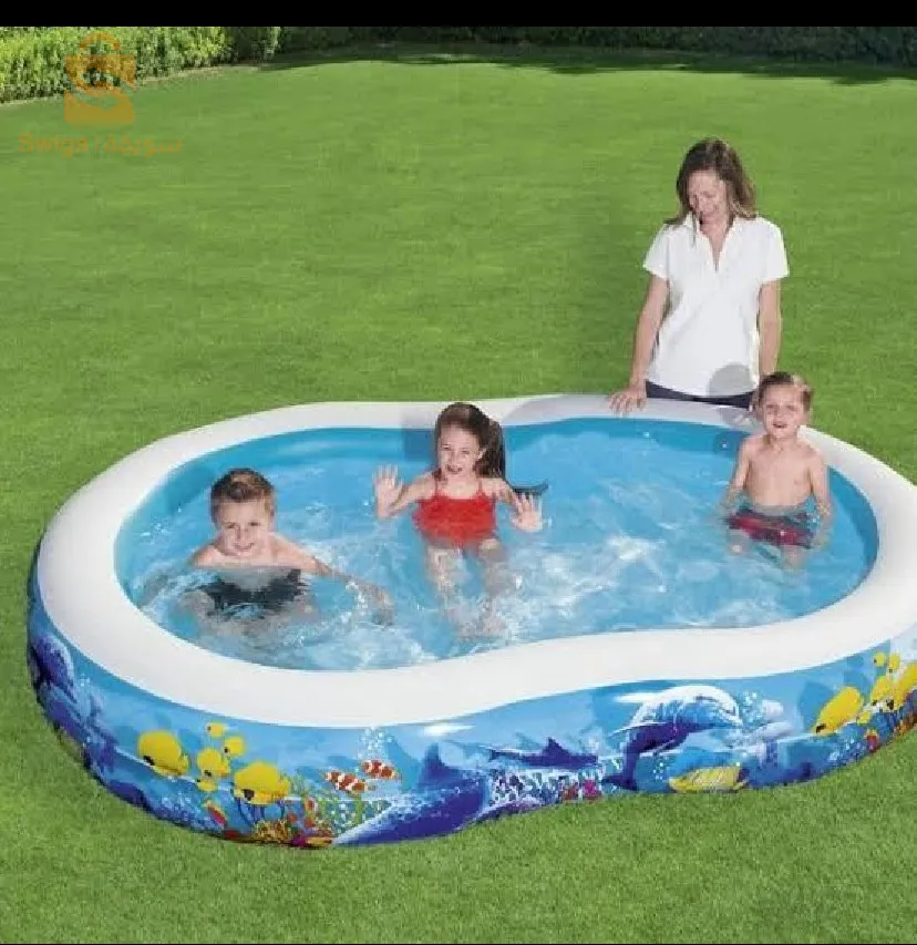Piscine Aquarium Gonflable Familiale 2.62 x 1.57 x 0.46 m Bestway 54118