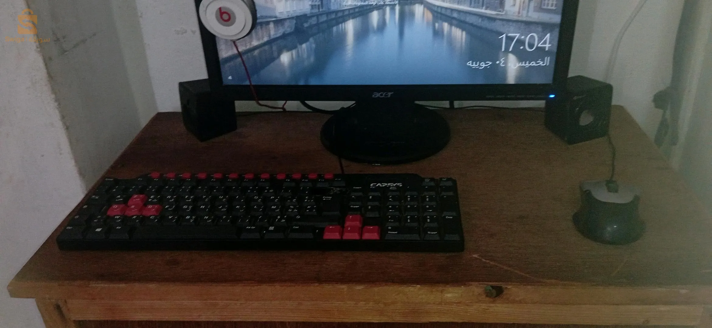 pc تلعب بيه فري فاير بسمومة خفيفة