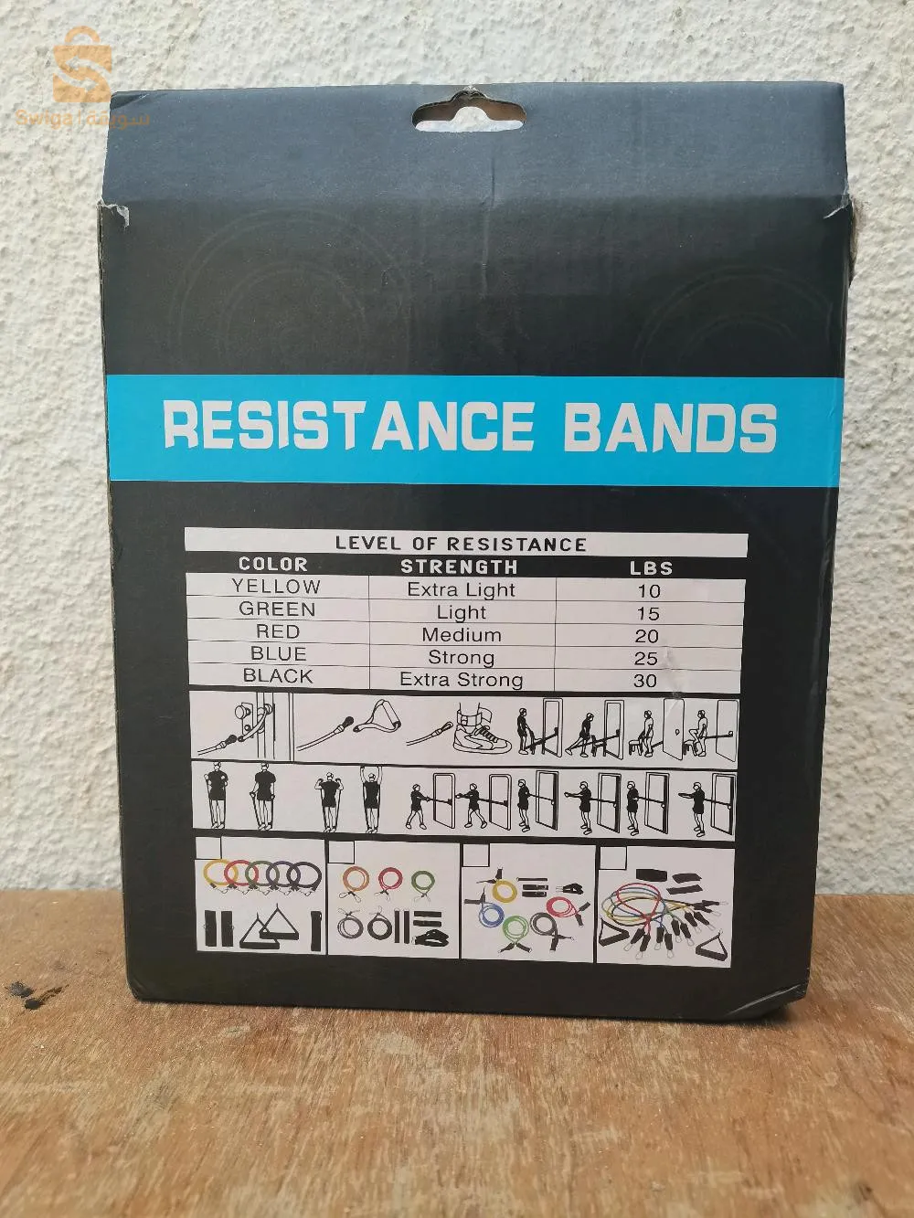 كاين resistance bands حاجة شابة بزاف غير فالدار و راك خدمت ڨاع الجسم تاعك😍+كامل الاكسسوارات تاعها
رجال و نساء طبعا✅
اللون الاسود⚫ بوزن 13.6 كغ 
الالوان الازرق🔵 بوزن11.4 كغ
اللون الاحمر 🔴 بوزن9 كغ 
اللون الاخضر🟢 بوزن7 كغ 
اللون الاصفر 🟡 بوزن 4.5 كغ
لي مهتم مرحبا بيه 🥀✨