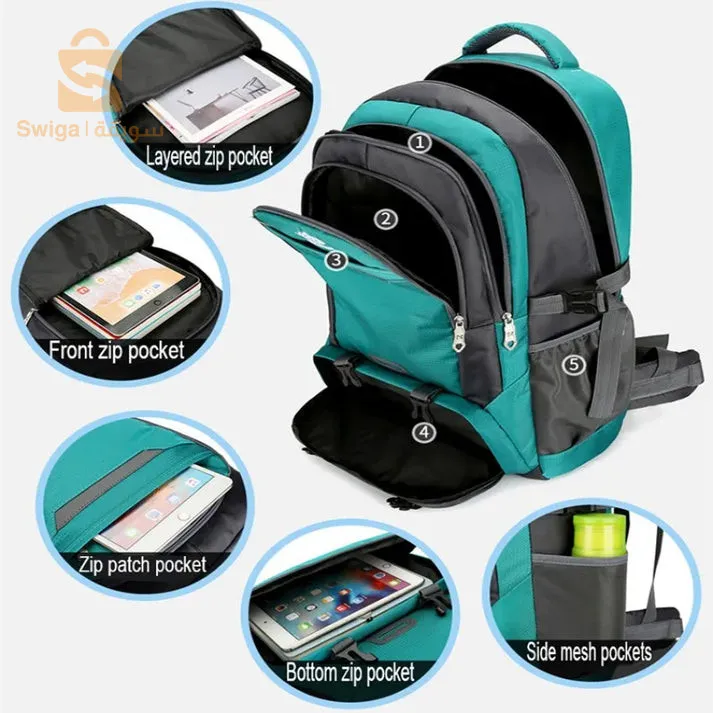 Sac a Dos 70L pour Randonnée, Marche Escalade & camping