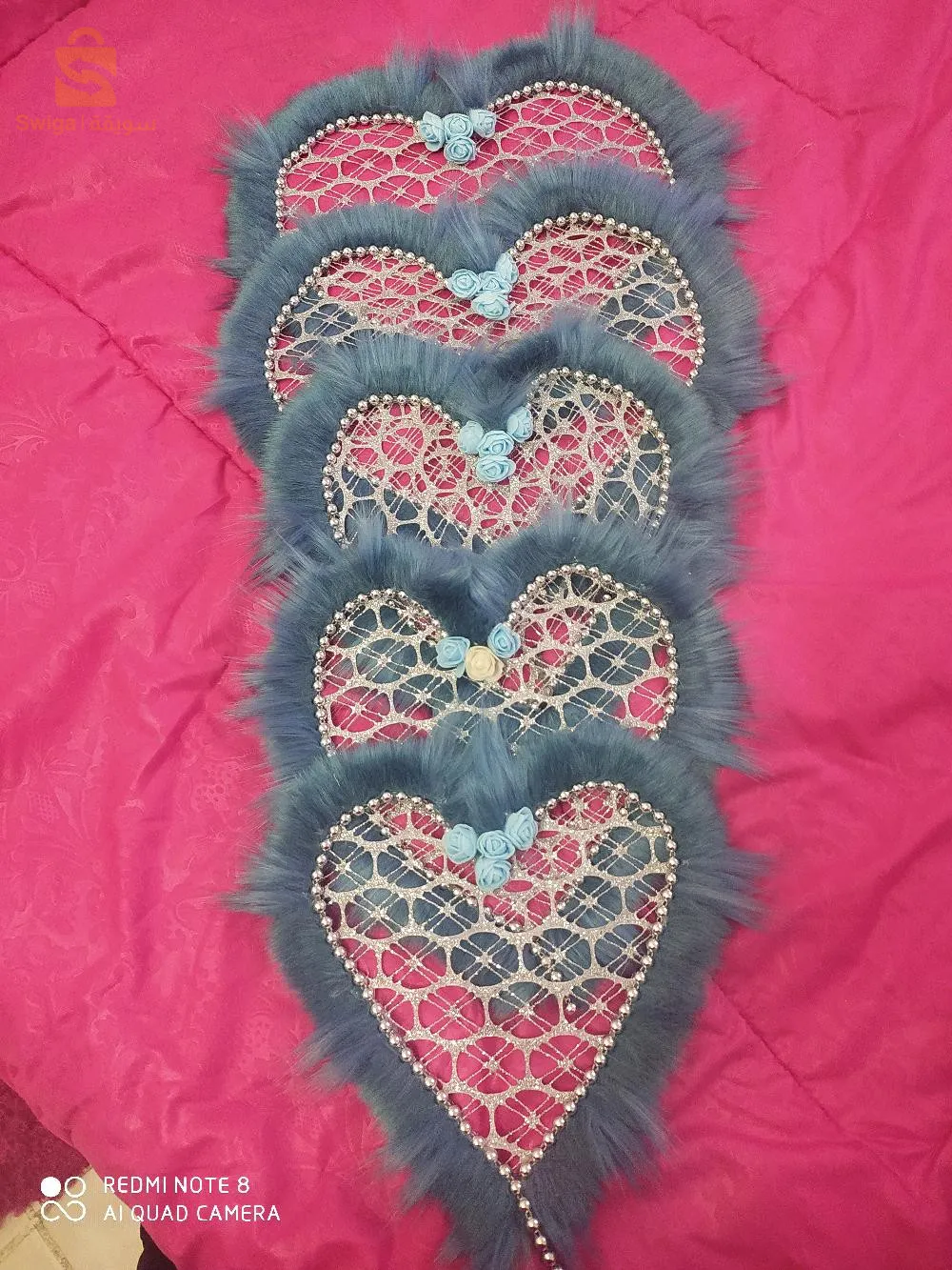 série de napperon , plateau miroir