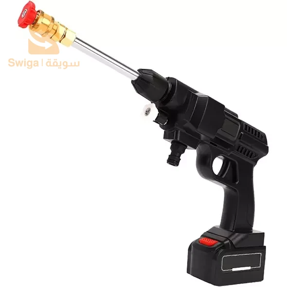 مسدس ماء لغسل السيارات بالضغط العالي وشحن لاسلكي محمول Lavage De Voiture À Haute Pression Pistolet À Eau Chargement sans Fil Portable