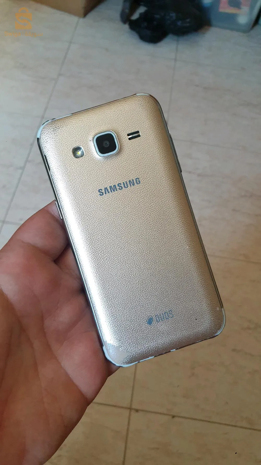 samsung galaxy j2 the battery is good the storahe 8gb ram 1gb the pgone almost new