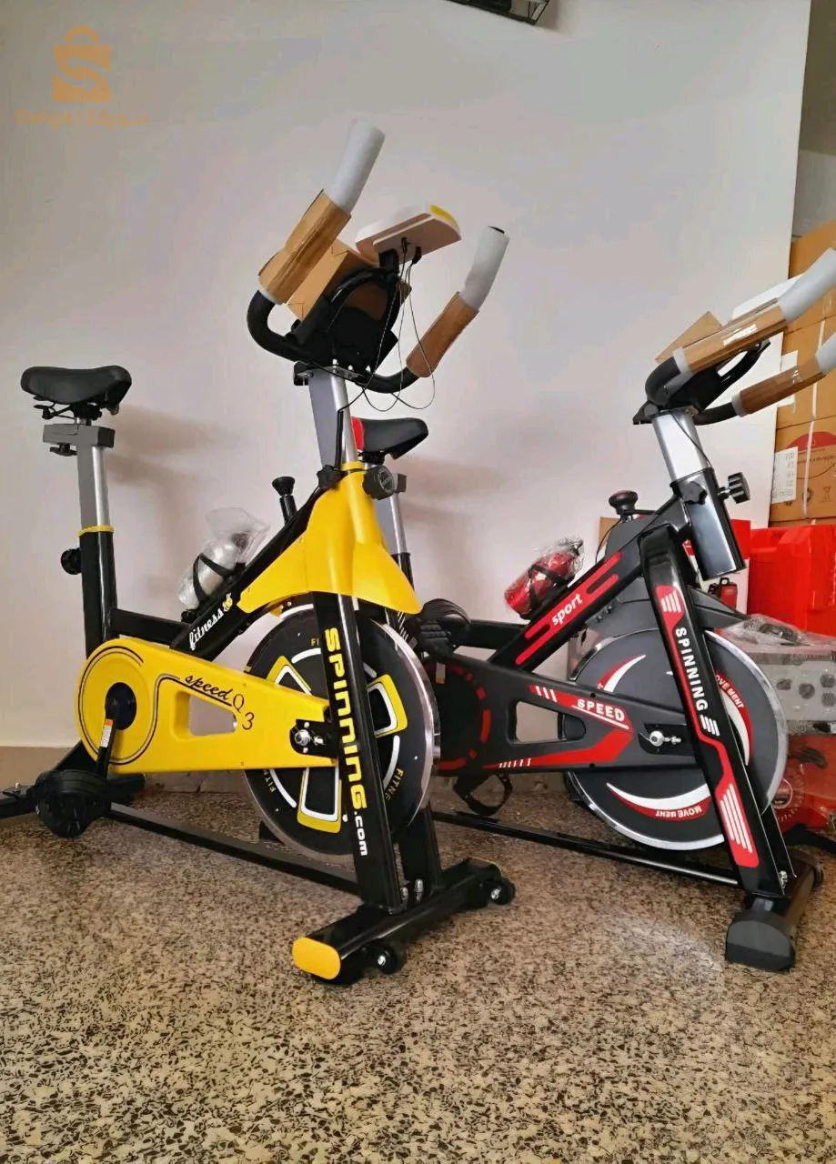 🔴Spinning velo / الدراجة الرياضية الثابتة / Vélo de spinning pour entraînement de fitness


🔴الوصف :
هادئة و مرنة تمنحك تدريب مميز. 
شاشة رقمية لتسجيل الوقت، السرعة، المسافة و نبض القلب. 
تحتوي على عجلات صغيرة لتسهيل نقلها. 
مقابض متوازنة لضمان راحة أكبر أثناء التدريب. 
وزن الدراجة:25كغ.

لون متوفر حاليا : أحمر و اصفر   و ازرق


متوفر ✅

 
48500 دج