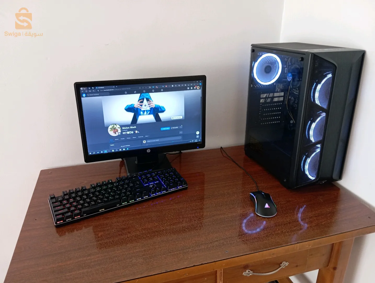 Gaming setup | تجميعة العاب مع المستلزمات