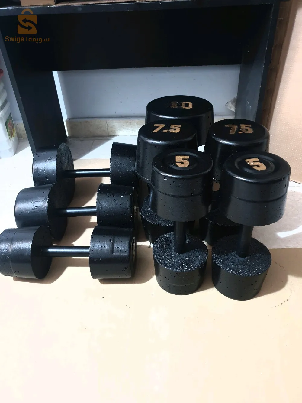 haltères musculation beton
اثقال رياضية مخدومة بالبيطون
الأوزان المتوفرة (5/7.5/10/15/20