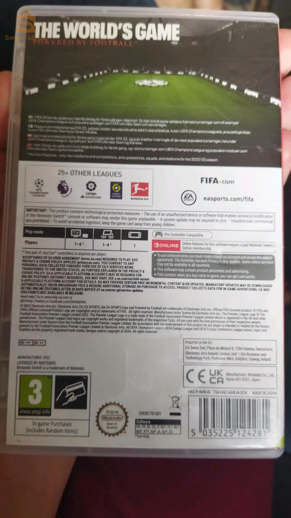 FIFA 23 Nintendo switch