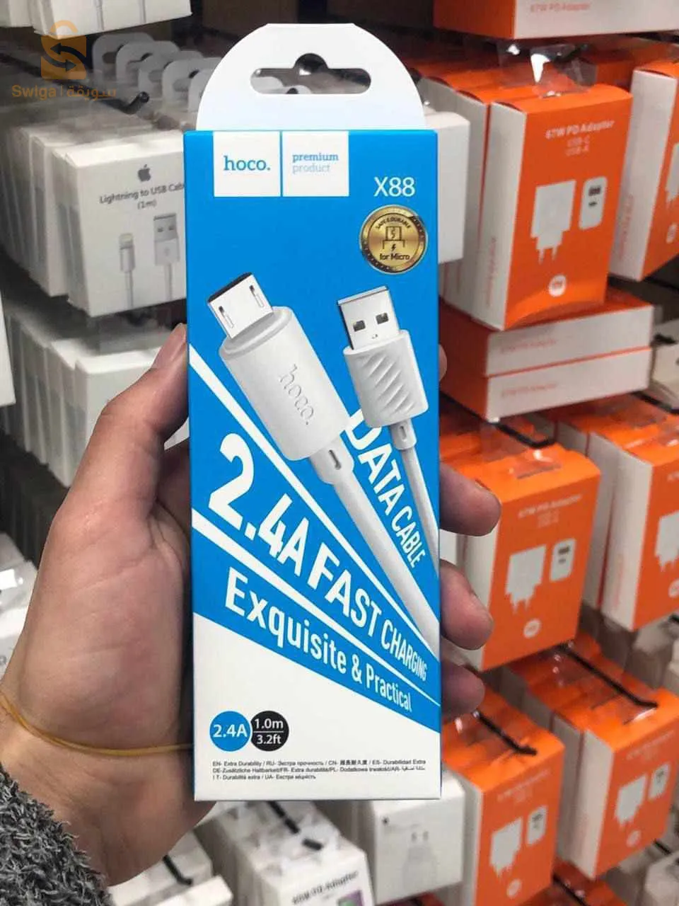 cable hoco original type c iphone Luna gros et détails