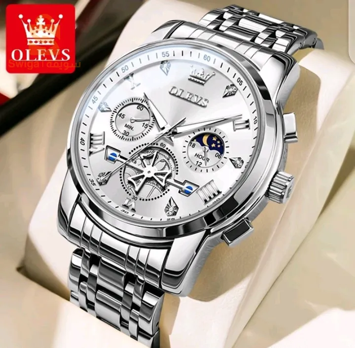 الإصدار الأخير من ساعة OLEVS العالمية ساعة يد ميكانيكية للرجال ، الفولاذ OLEVS المقام للصدأ حزام ساعة،مقاوم للماء ساعة عمل ،تقويم الهيكل العظمي ، متوفرة في كل الأشكال ، مرحبا بالجميع ❤️