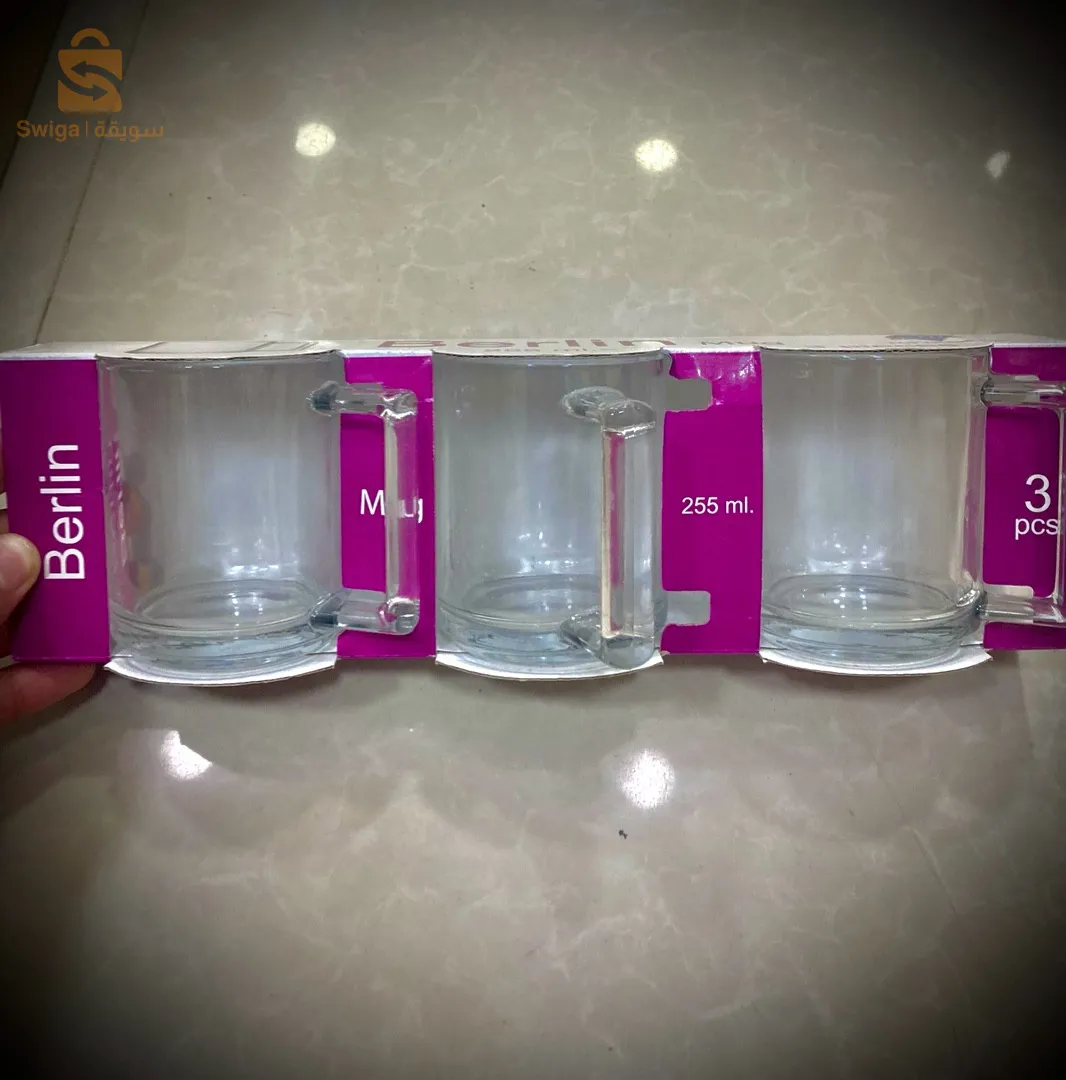 اكواب زجاجية بسعر جميل