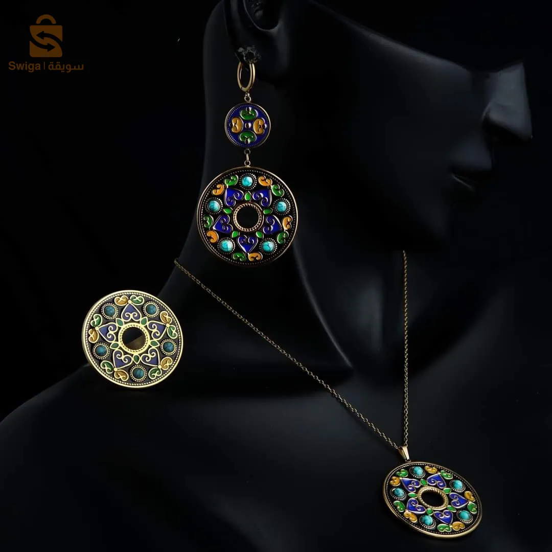 parure style kabyle en acier inoxydable livraison disponibles