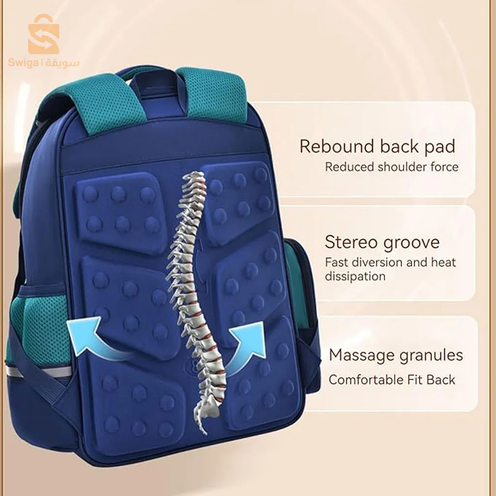 حقيبة ظهر للأطفال للمدرسة الابتدائية مع المعلقات الجميلة$👍