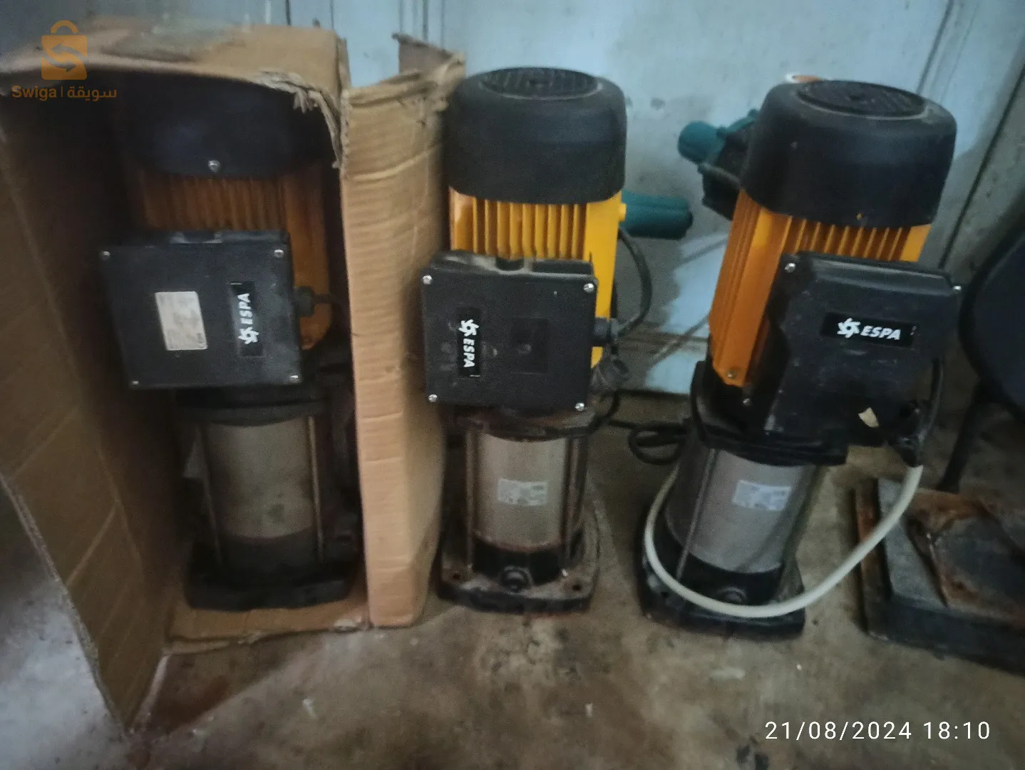 pompes silencieuses ESPA d'origine espagnoles