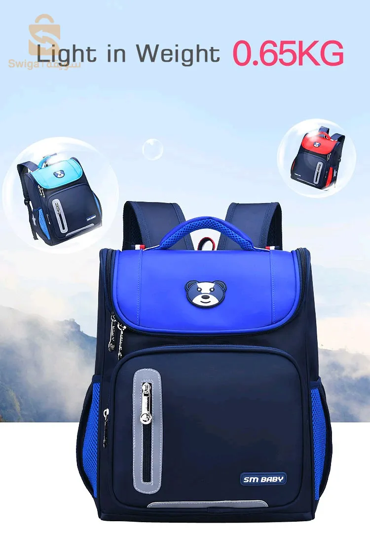 Children's Orthopedic Primary School Backpack and LCD Tablet Gift - Pink