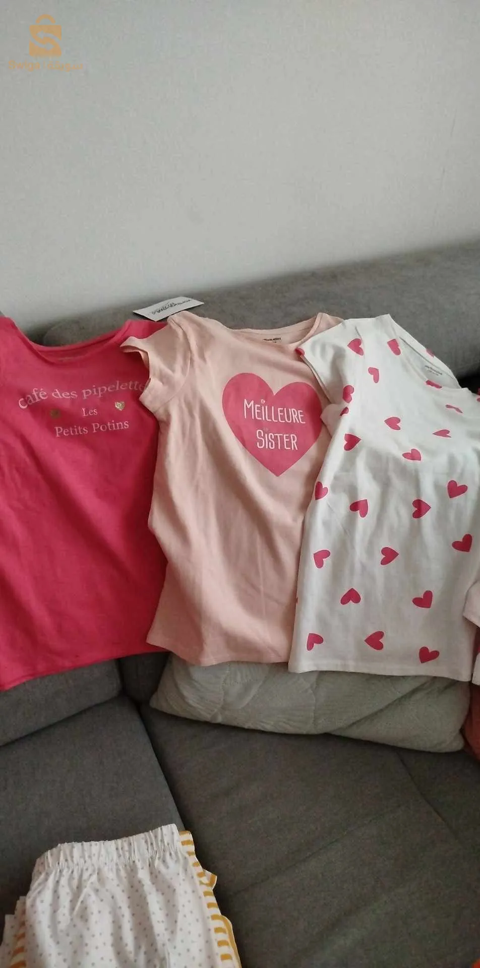 t-shirt pour filles 6-8-10et12 ans