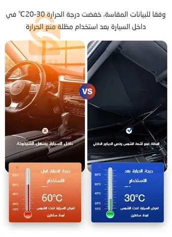 مظلة السيارة للحماية من الشمس