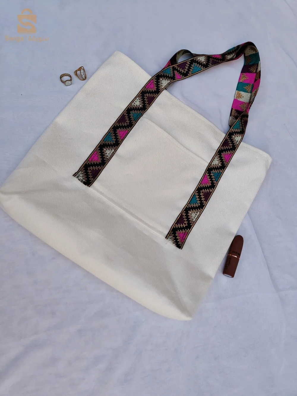 tote bag blanc cassé 🩷