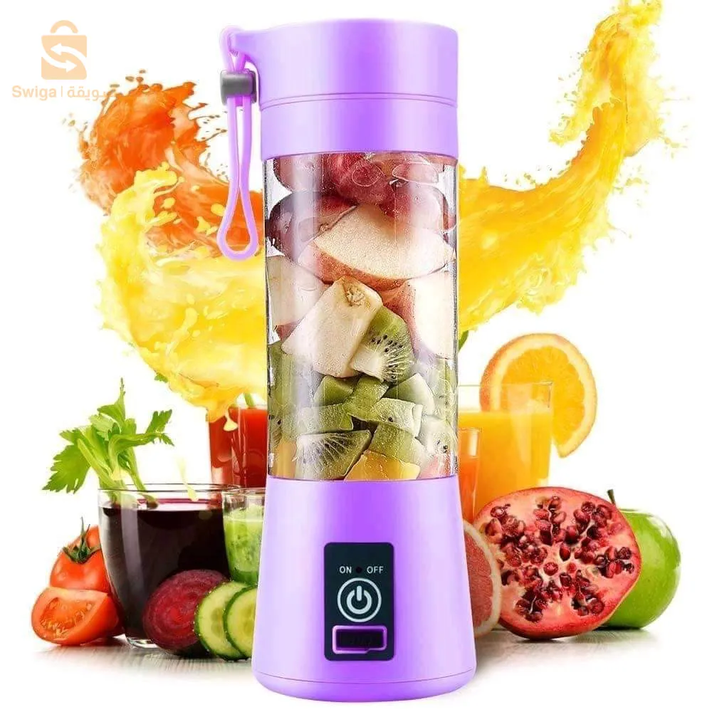 عصارة كهربائية محمولة قابلة لإعادة الشحن USB متينة بجودة عالية Portable Electric Juicer Cup Rechargable Usb Blender Mixer