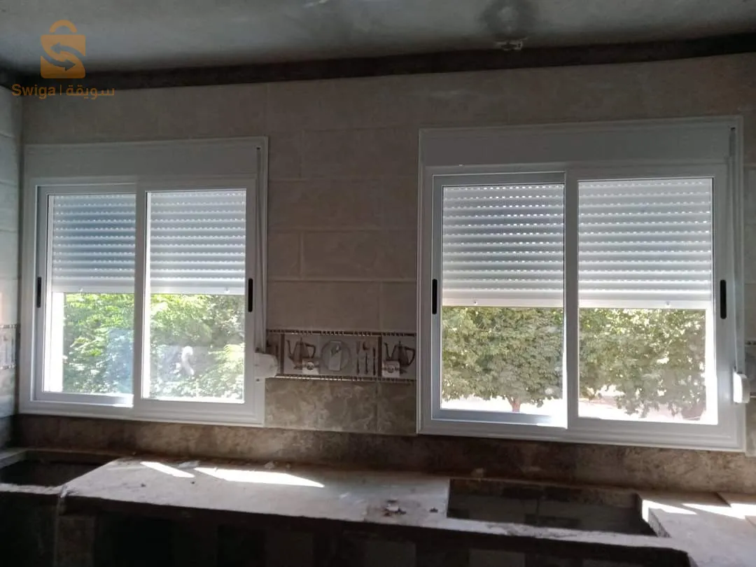 صناعة أبواب ونوافذ الألمنيوم و بلاكارات بطريقة إحترافية