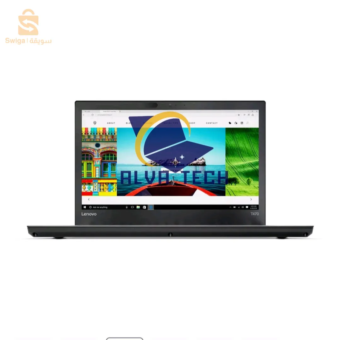 حاسوب محمول لونوفو جيل سابع بمعالج i7 بشاشة تعمل باللمس مع بطاريتين و شاحن أصلي