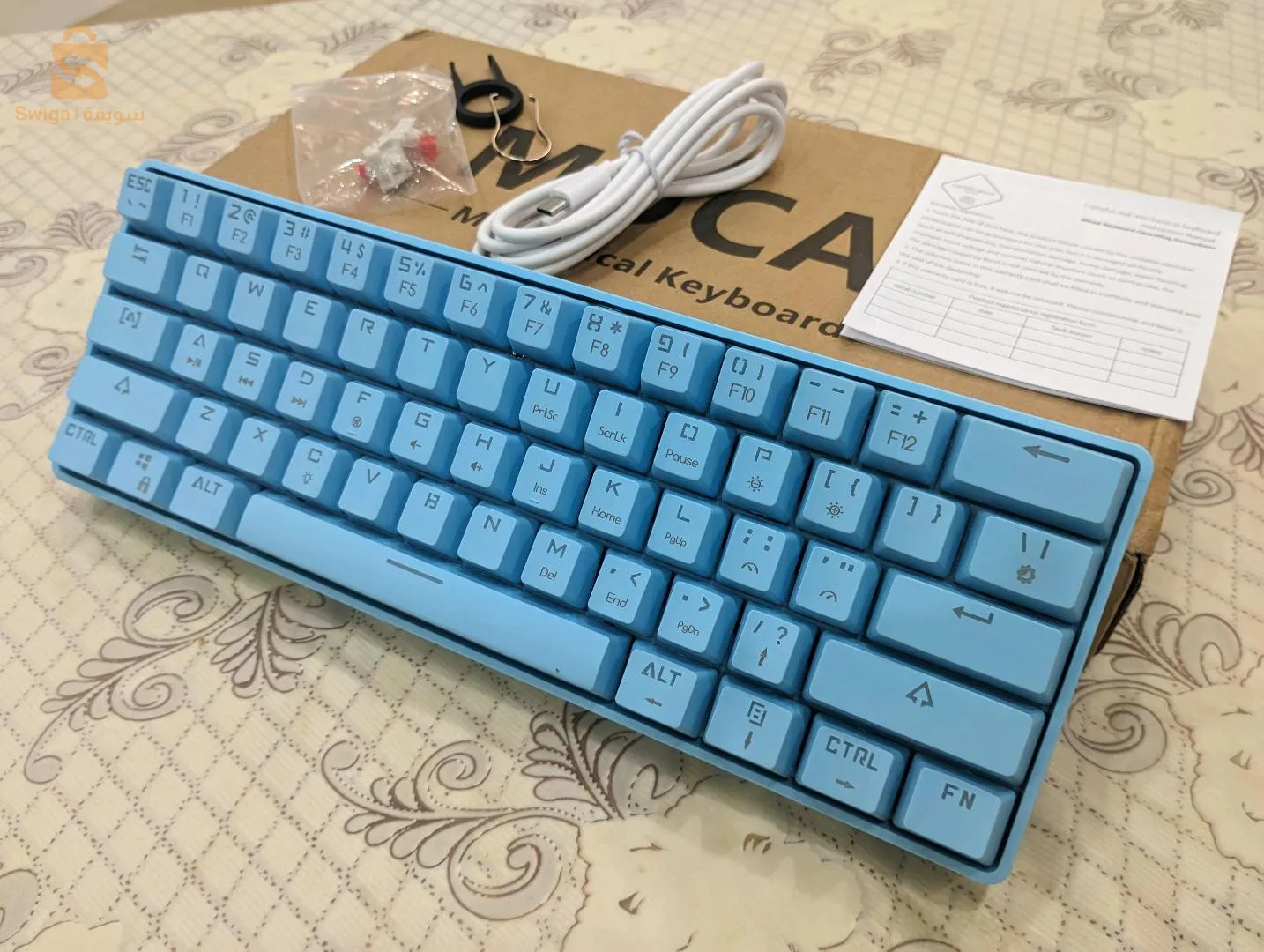 كايبورد ميكانيكي احترافي جديد Gaming Clavier mécanique mucai mk61 كلافي