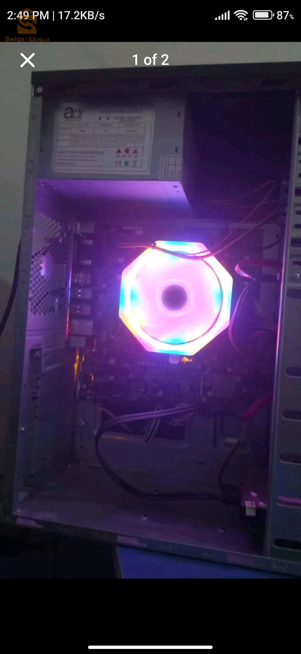 ✅Processor: AMD ryzen3 3200g
✅ Motherboard: Azuse A320 
✅Ram: 8 gb 3200hz
✅Storage: Ssd 256gb
✅Psu simpl
✅Case simpl