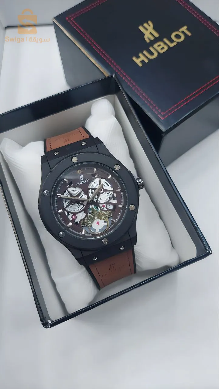 ساعة يد رجالية انيقة (hublot)