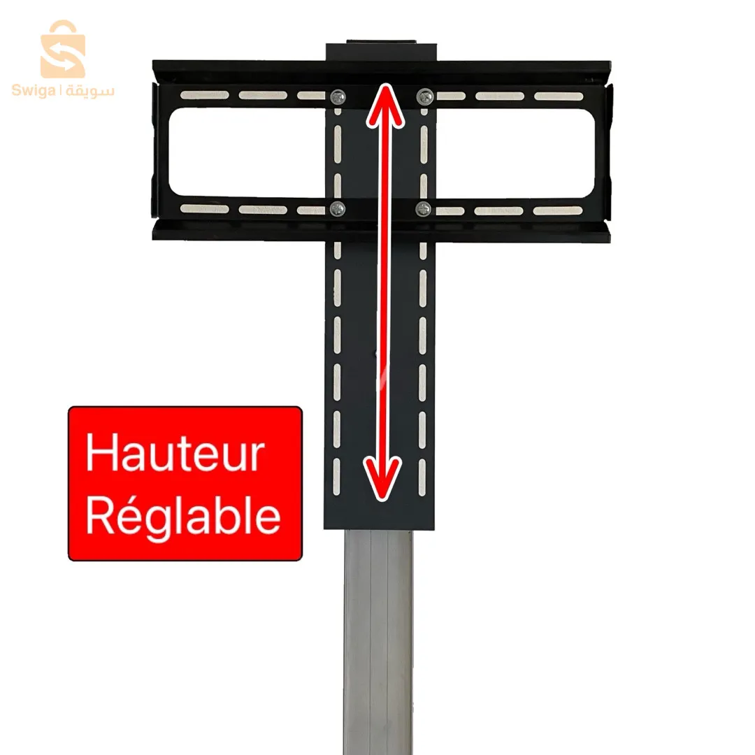 Mobile TV Stand with Wheels 23“ to 55“