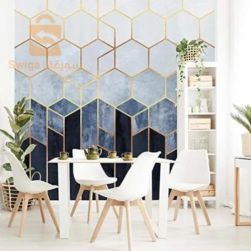 Papier peint autocollant imperméable à motif de marbre : peut être utilisé dans la cuisine, la salle de bain et sur le comptoir. Il se colle facilement grâce au support autocollant. Disponible en différentes couleurs, comme le beige et le blanc. Papier peint adhésif marbre imperméable : Il peut être utilisé pour recouvrir des étagères ou des meubles dans la cuisine et les chambres. Résistant à l'eau et à l'huile. Il peut être facilement retiré sans laisser de traces. Papier peint à décoller et à coller en béton gris foncé : parfait pour la salle de bain et la cuisine. Fournit une protection contre les taches et la moisissure.