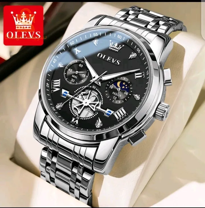 الإصدار الأخير من ساعة OLEVS العالمية ساعة يد ميكانيكية للرجال ، الفولاذ OLEVS المقام للصدأ حزام ساعة،مقاوم للماء ساعة عمل ،تقويم الهيكل العظمي ، متوفرة في كل الأشكال ، مرحبا بالجميع ❤️