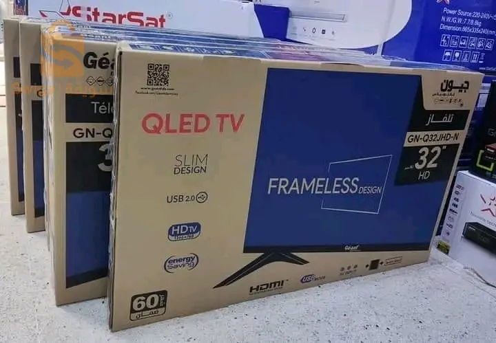 Promo TV Géant 32 simple QLED🚀Référence (GN-Q32jHD-N)