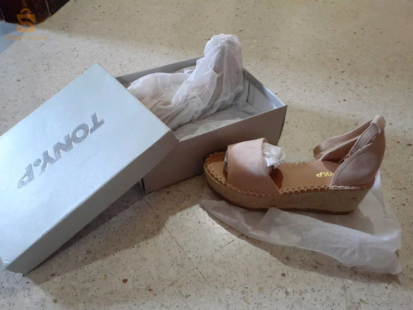 sandale avec talons confortable