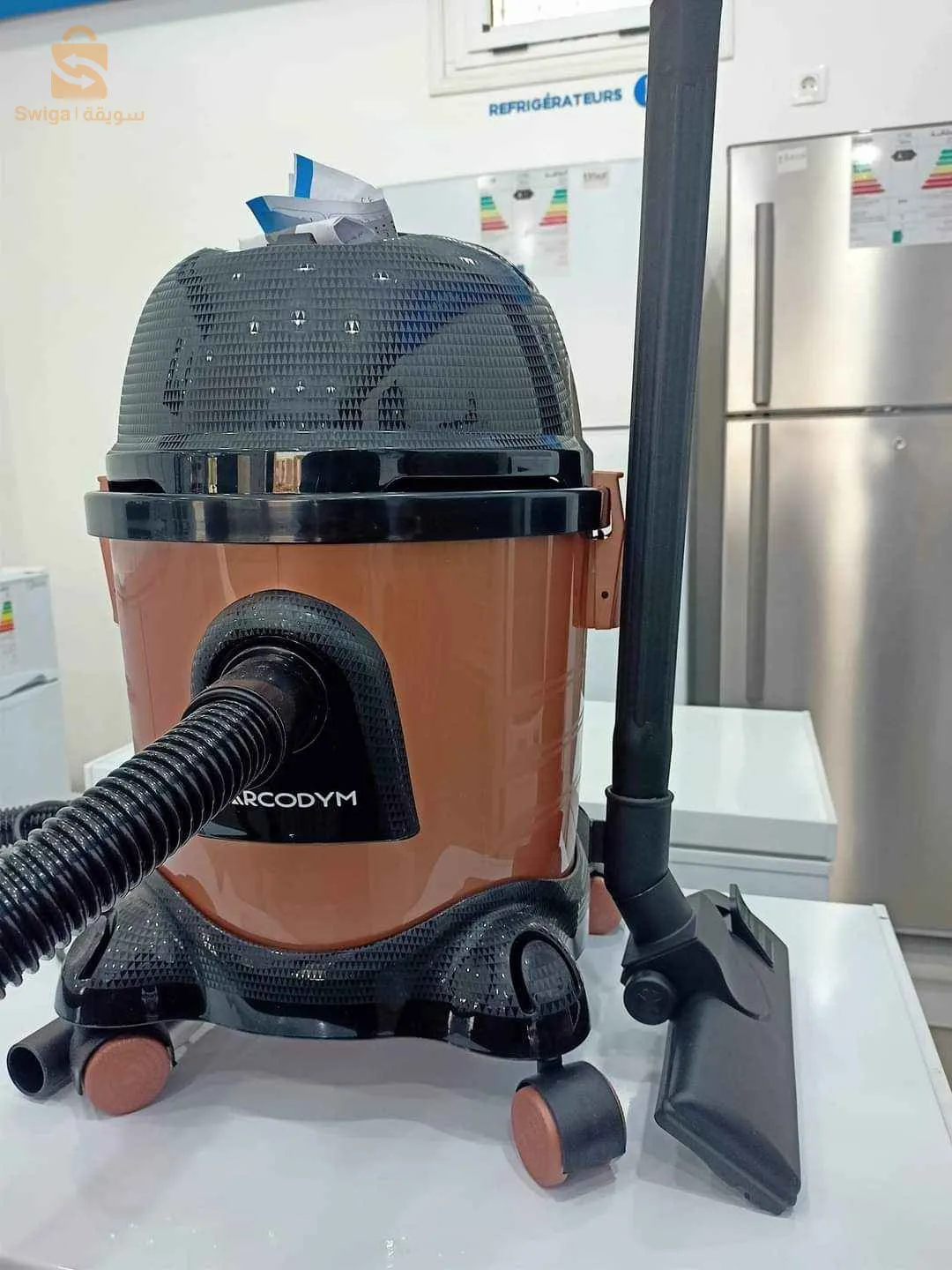 Arcodym Vacuum Cleaner 2 in 1 Dry Ultra Quiet Use Arcodym - 2400 Watts Brown & No