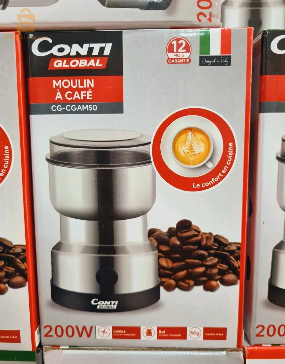 Moulin a café inox Contiglobal