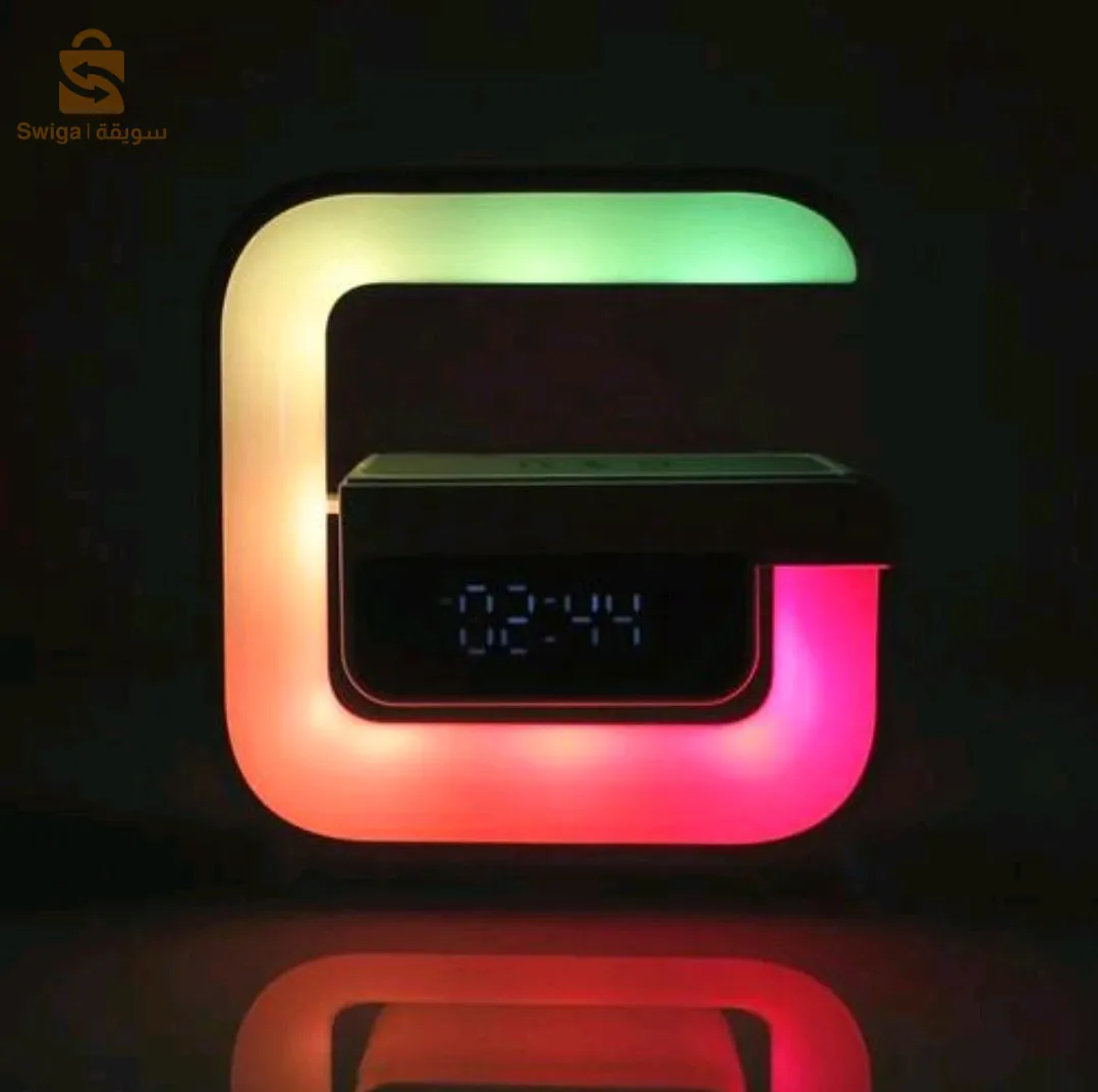 شاحن هاتف لاسلكي، مكبر صوت بلوتوث متعدد الوظائف