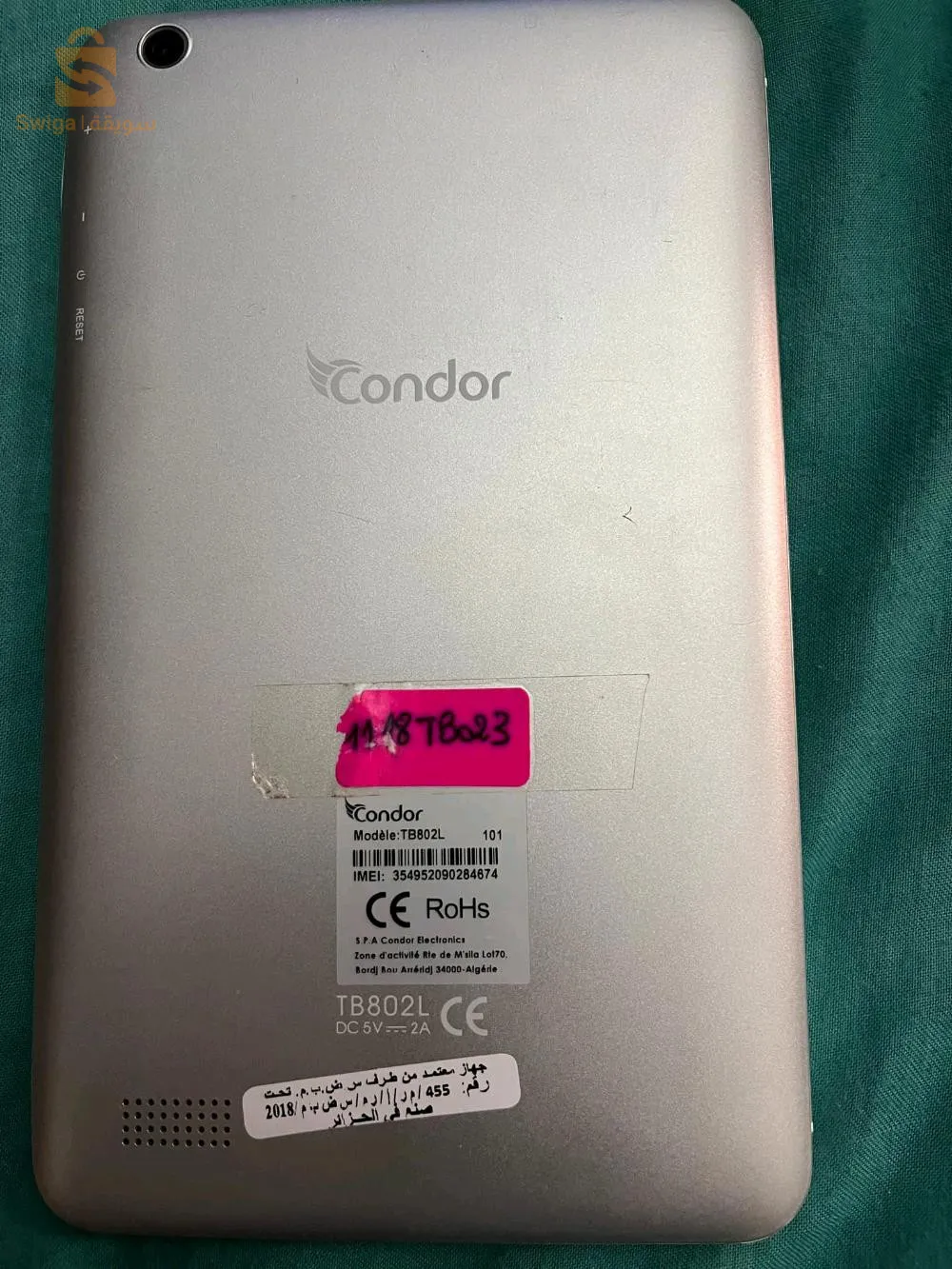 Tablette condor TB802L
