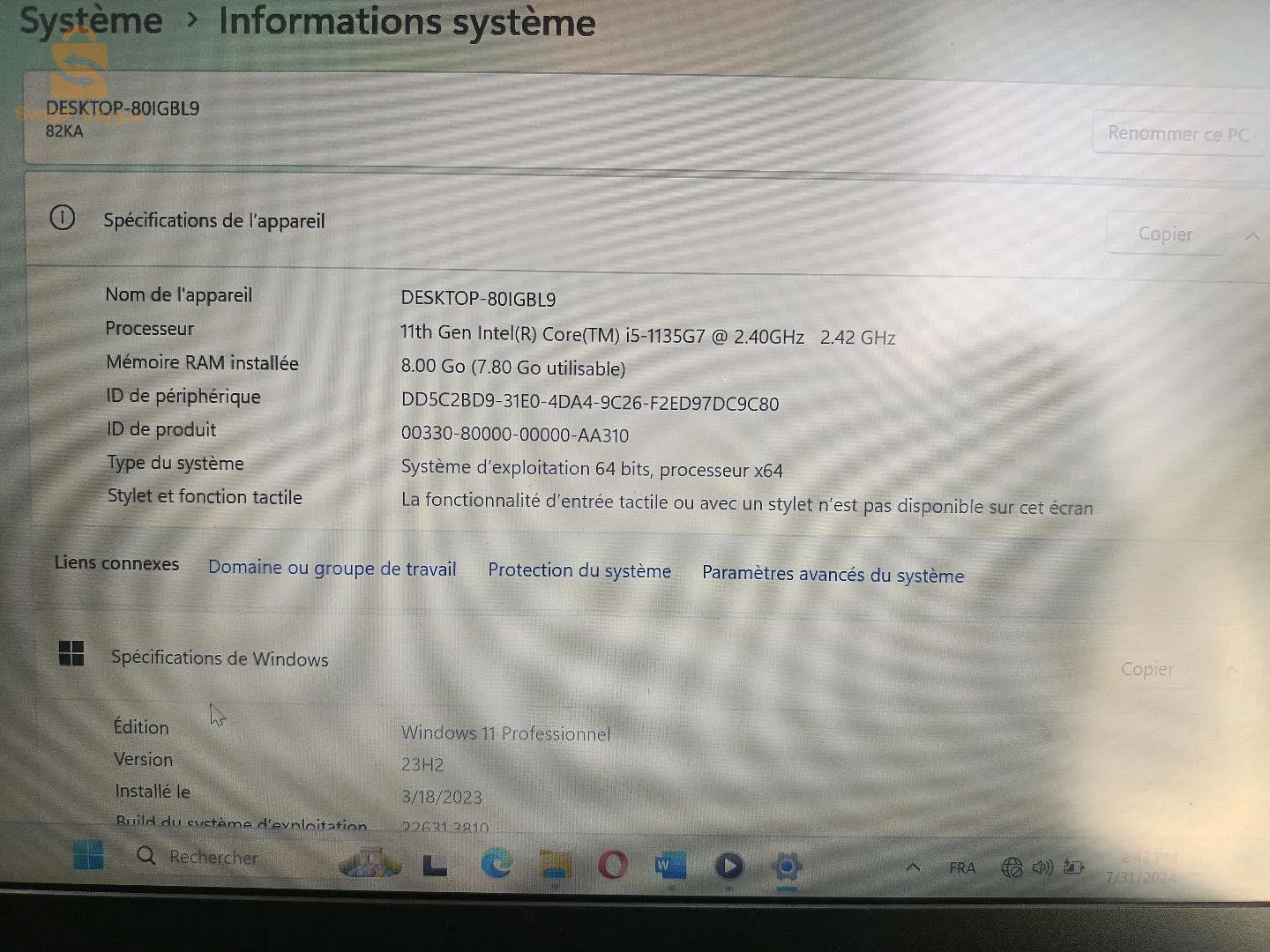 LENOVO V15 G1 IML /I5-10210U/8GBRAM/256SSD/15.6″ FHD IPS