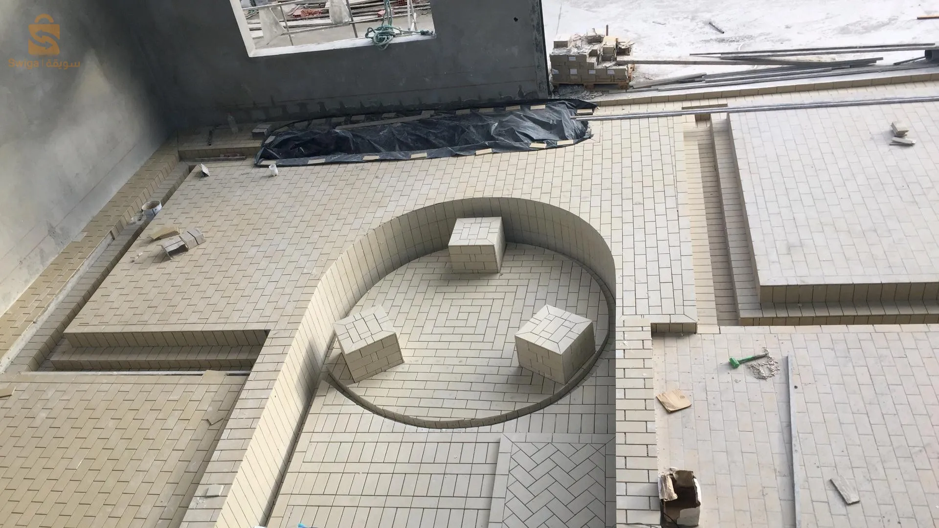 acid resistant tiling