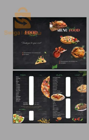 Concevoir et imprimer des menus