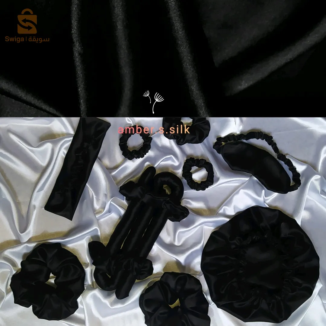 إكسسوارات حريرية للشعر