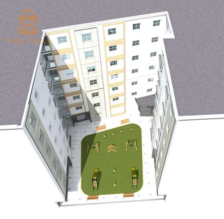 شقة للبيع مع واجهتين في باب الزوار بعقد فردي و دفتر عقاري ☎️☎️☎️