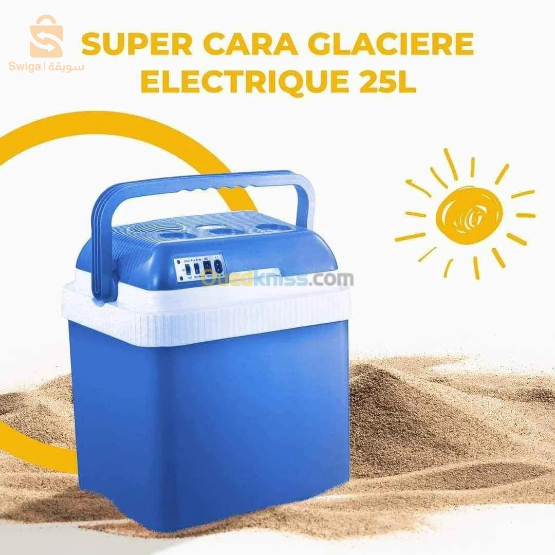 Glacière Eléctrique 12V+220V super cara