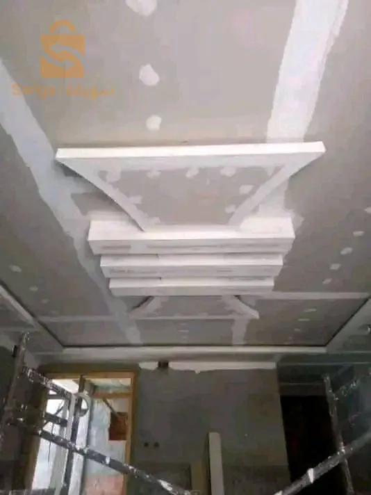 Decorative BA13 and a modern dyeing