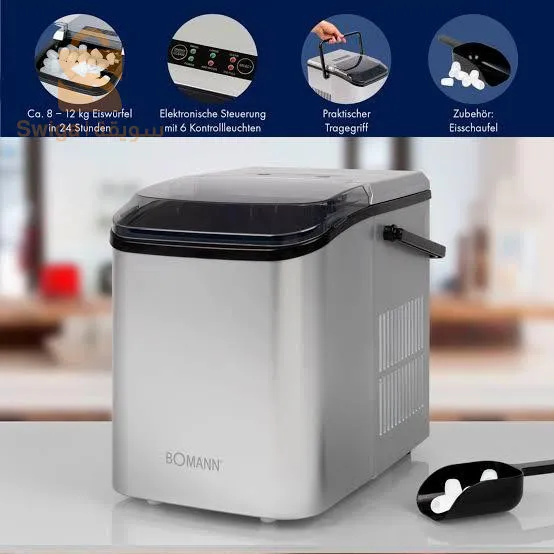 Bomann EWB 6060 CB 1.5L 105W LED Display Ice Cube Maker