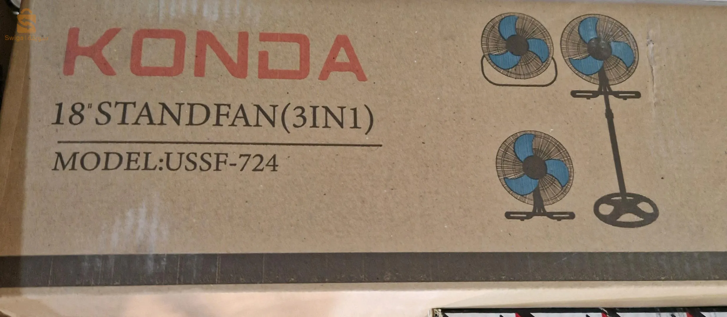 Ventilateur KONDA 3 Position ثلاثية المواضع مروحة$🤍🤍